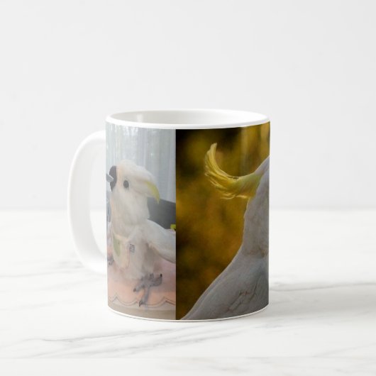 Cockatoos-Tasse - Cockatoo-Geschenke Kaffeetasse (Vorderseite Links)