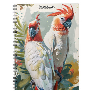 Cockatoos Vintage  Notizblock
