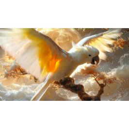 Cockatop Parrot Fantasy Dreamscape Porzellantasse