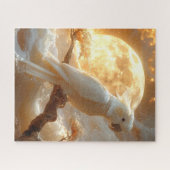 Cockatop Parrot Fantasy Dreamscape Puzzle (Horizontal)