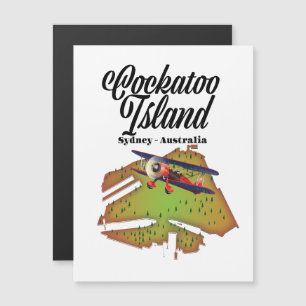 Cockatosinsel Sydney Australien Magnetkarte