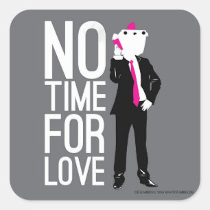 Cockblock-Anzug-Aufkleber Quadratischer Aufkleber