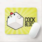 Cockblock Mouspad Mousepad (Mit Mouse)
