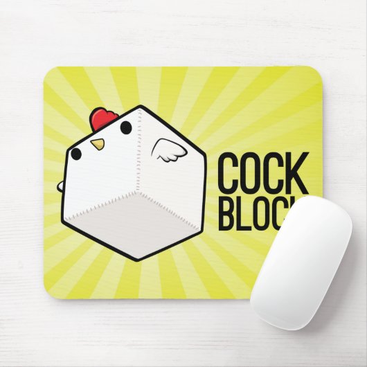 Cockblock Mouspad Mousepad (Mit Mouse)