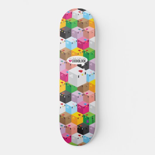 Cockblock Plattform Skateboard (Vorderseite)