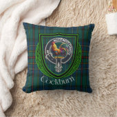 Cockburn Scottish Clan Tartan & Crest Kissen (Decke)
