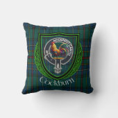 Cockburn Scottish Clan Tartan & Crest Kissen (Rückseite)