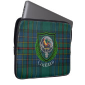Cockburn Scottish Clan Tartan & Crest Laptopschutzhülle (Vorne Rechts)