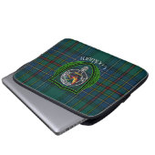 Cockburn Scottish Clan Tartan & Crest Laptopschutzhülle (Vorne Knopf)