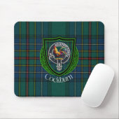 Cockburn Scottish Clan Tartan & Crest Mousepad (Mit Mouse)
