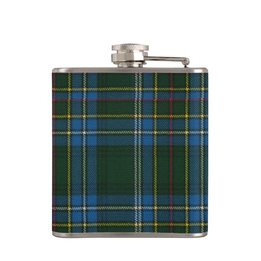 Cockburn Tartan & Abzeichen Flachmann (Rückseite)