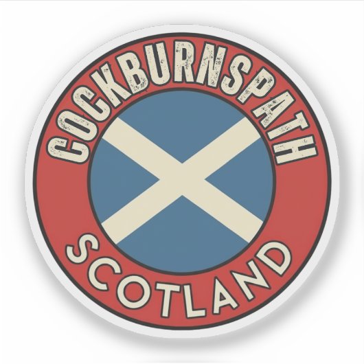 Cockburnspath, Schottland Aufkleber (Vorderseite)