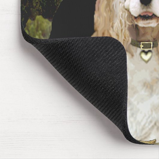 Cocker (Buff) - Mona LIsa Mousepad (Ecke)