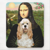 Cocker (Buff) - Mona LIsa Mousepad (Vorne)