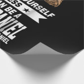 Cocker-Geschenk | Du kannst Cocker Spanier sein Geschenkpapier (Ecke)