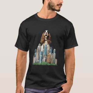 Cocker Hund Tier Schönheit Natur Stadt Entdeckung T-Shirt