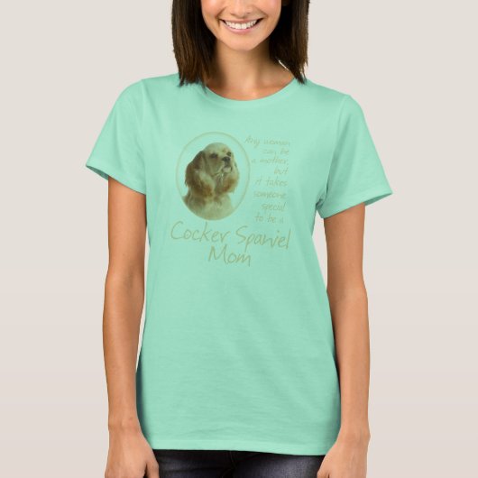 Cocker-Mama-Shirt T-Shirt (Vorderseite)