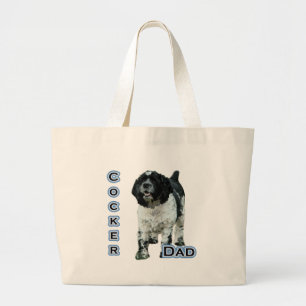 Cocker(parti) Vater 4 Jumbo Stoffbeutel