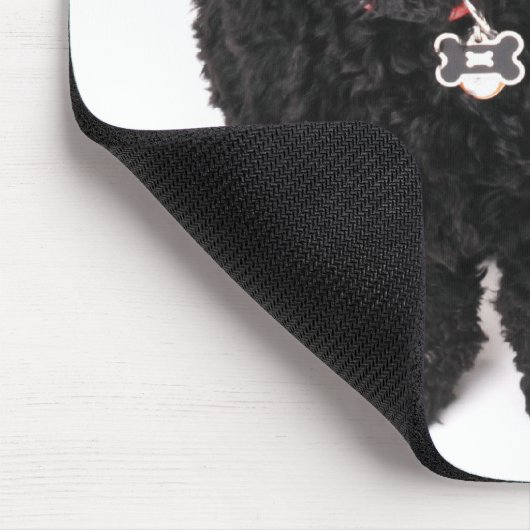 Cocker Poodle Mix Welpe nachschlagen Mousepad (Ecke)