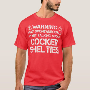 Cocker-Sheltie-Warnung T-Shirt