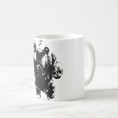 Cocker Sketch – Dicke Tinte Kaffeetasse (VorderseiteRechts)