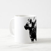 Cocker Sketch – Dicke Tinte Kaffeetasse (Vorderseite Links)