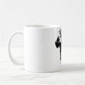 Cocker Sketch – Dicke Tinte Kaffeetasse (Links)