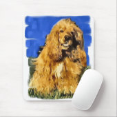 Cocker Spanel Art Gifts Mousepad (Mit Mouse)