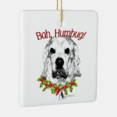 Cocker Spanel Bah Humbug Keramikornament (Rechts)