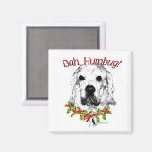 Cocker Spanel Bah Humbug Magnet (Vorderseite/Rückseite)