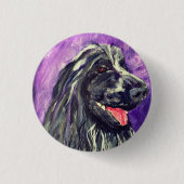 Cocker Spanel Blue Roan Hund gestrichen Button (Vorderseite)