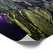 Cocker Spanel Blue Roan Painted Poster (Ecke)
