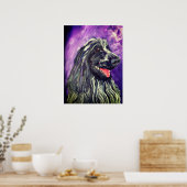 Cocker Spanel Blue Roan Painted Poster (Küche)
