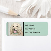 Cocker Spanel Buff Painting - Original Dog Art (Insitu)