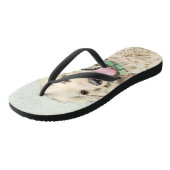 Cocker Spanel Buff Painting - Original Dog Art Badesandalen (Schrägansicht)