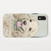 Cocker Spanel Buff Painting - Original Dog Art Case-Mate iPhone Hülle (Rückseite (Horizontal))