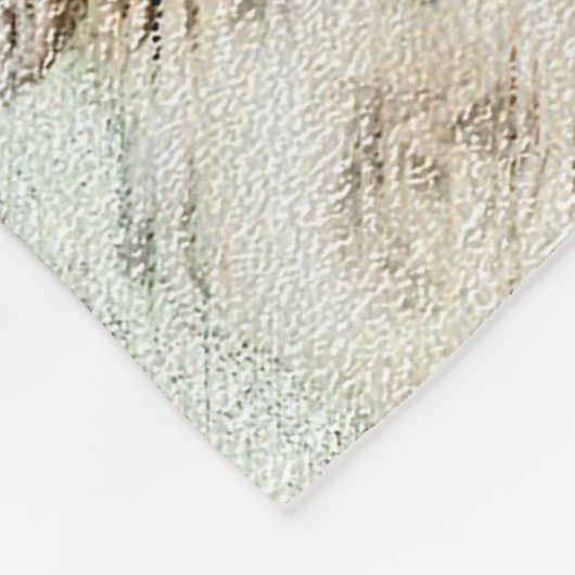 Cocker Spanel Buff Painting - Original Dog Art Fleecedecke (Ecke)