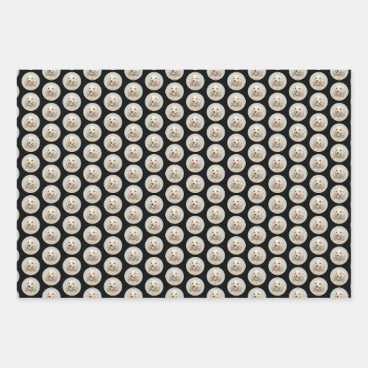 Cocker Spanel Buff Painting - Original Dog Art Geschenkpapier Set (Vorderseite 3)