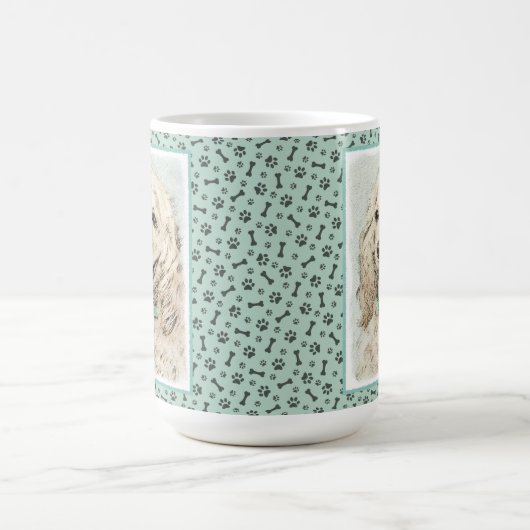 Cocker Spanel Buff Painting - Original Dog Art Kaffeetasse (Mittel)