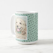 Cocker Spanel Buff Painting - Original Dog Art Kaffeetasse (Vorderseite Links)