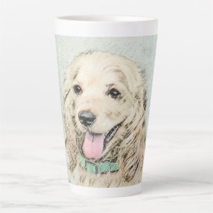 Cocker Spanel Buff Painting - Original Dog Art Milchtasse