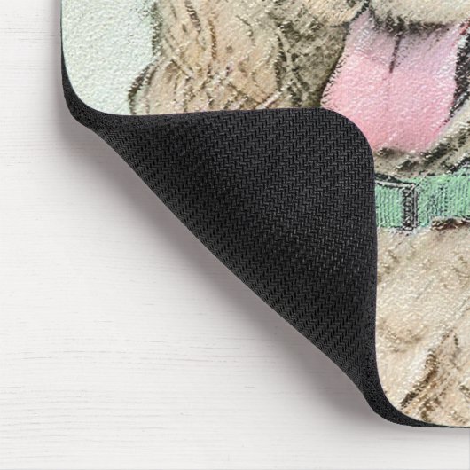 Cocker Spanel Buff Painting - Original Dog Art Mousepad (Ecke)