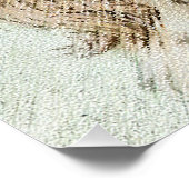 Cocker Spanel Buff Painting - Original Dog Art Poster (Ecke)