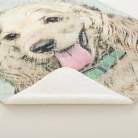 Cocker Spanel Buff Painting - Original Dog Art Sherpadecke (3/4)