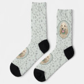 Cocker Spanel Buff Painting - Original Dog Art Socken (Linkes Detail)