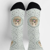 Cocker Spanel Buff Painting - Original Dog Art Socken (Oben)