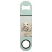 Cocker Spanel Buff Painting - Original Dog Art Speed Flaschenöffner (Vorderseite)