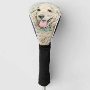 Cocker Spanel Buff Painting - Original Hund Kunst Golf Headcover