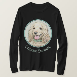 Cocker Spanel Buff Painting - Original Hund Kunst T-Shirt