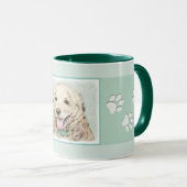 Cocker Spanel Buff Painting - Original Hund Kunst Tasse (VorderseiteRechts)